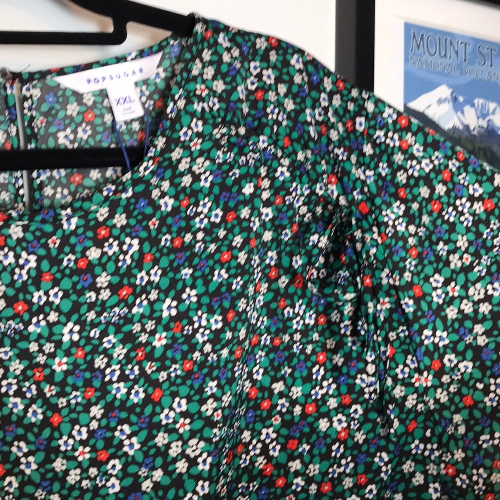 Popsugar mini floral, mini dress